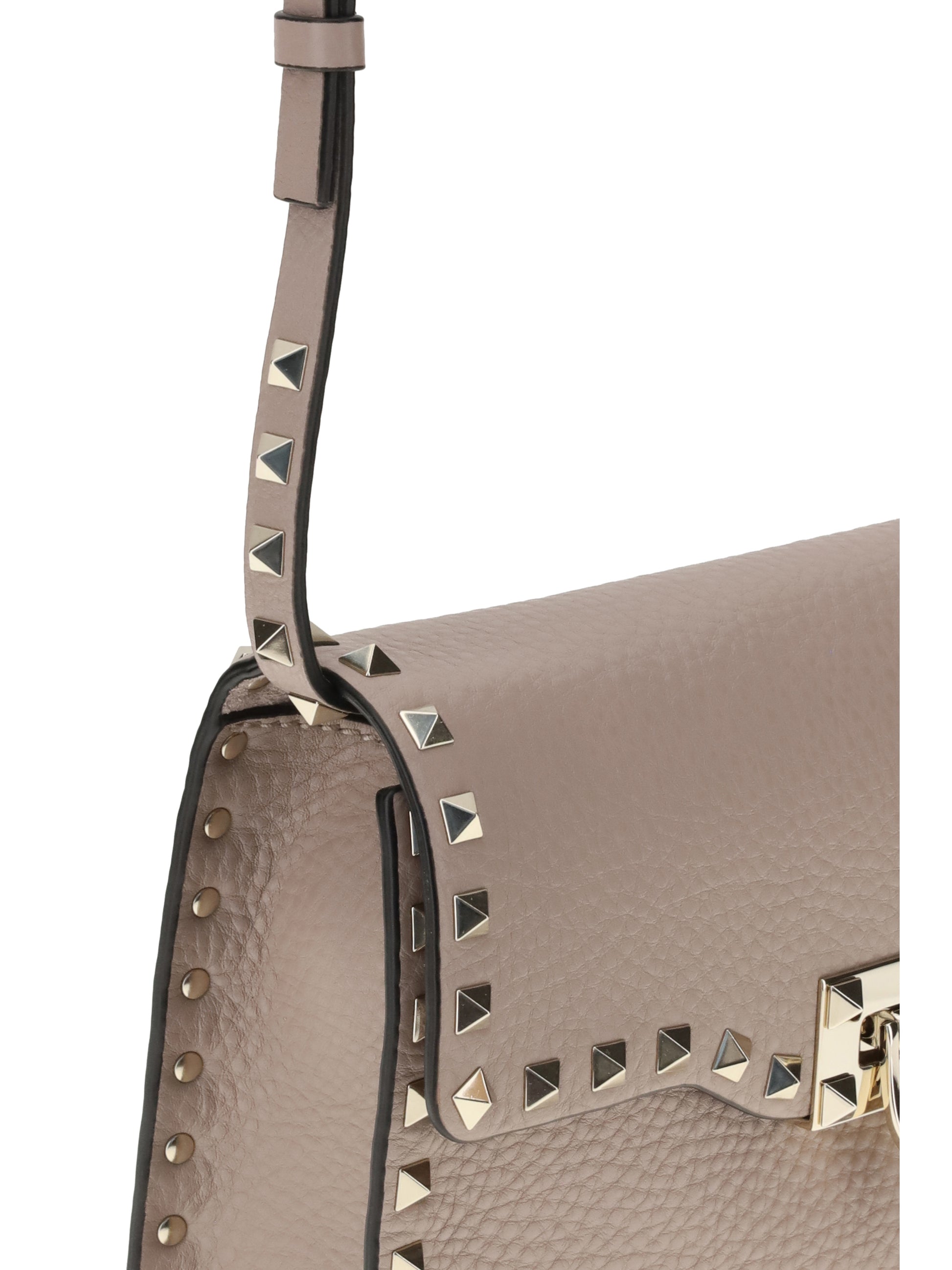 Valentino Garavani Women Rockstud Leather Shoulder Bag VALENTINO GARAVANI