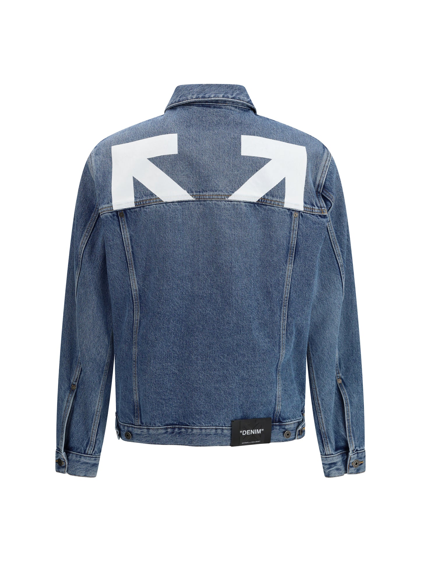 Off-White Men Half Arrow Skate Denim Jacket OFF-WHITE