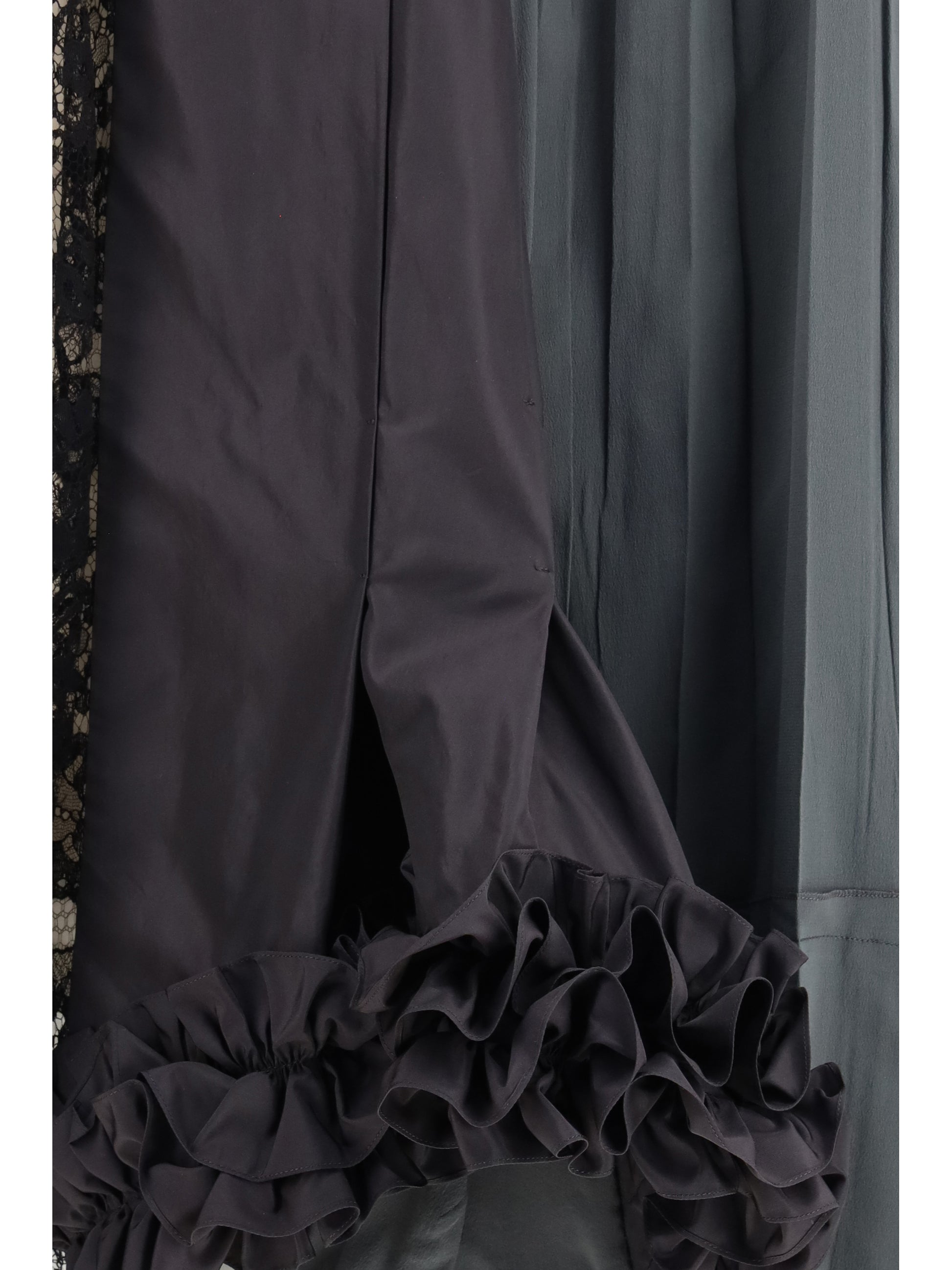 Prada Women Patchwork Midi Skirt With Panel Construction PRADA