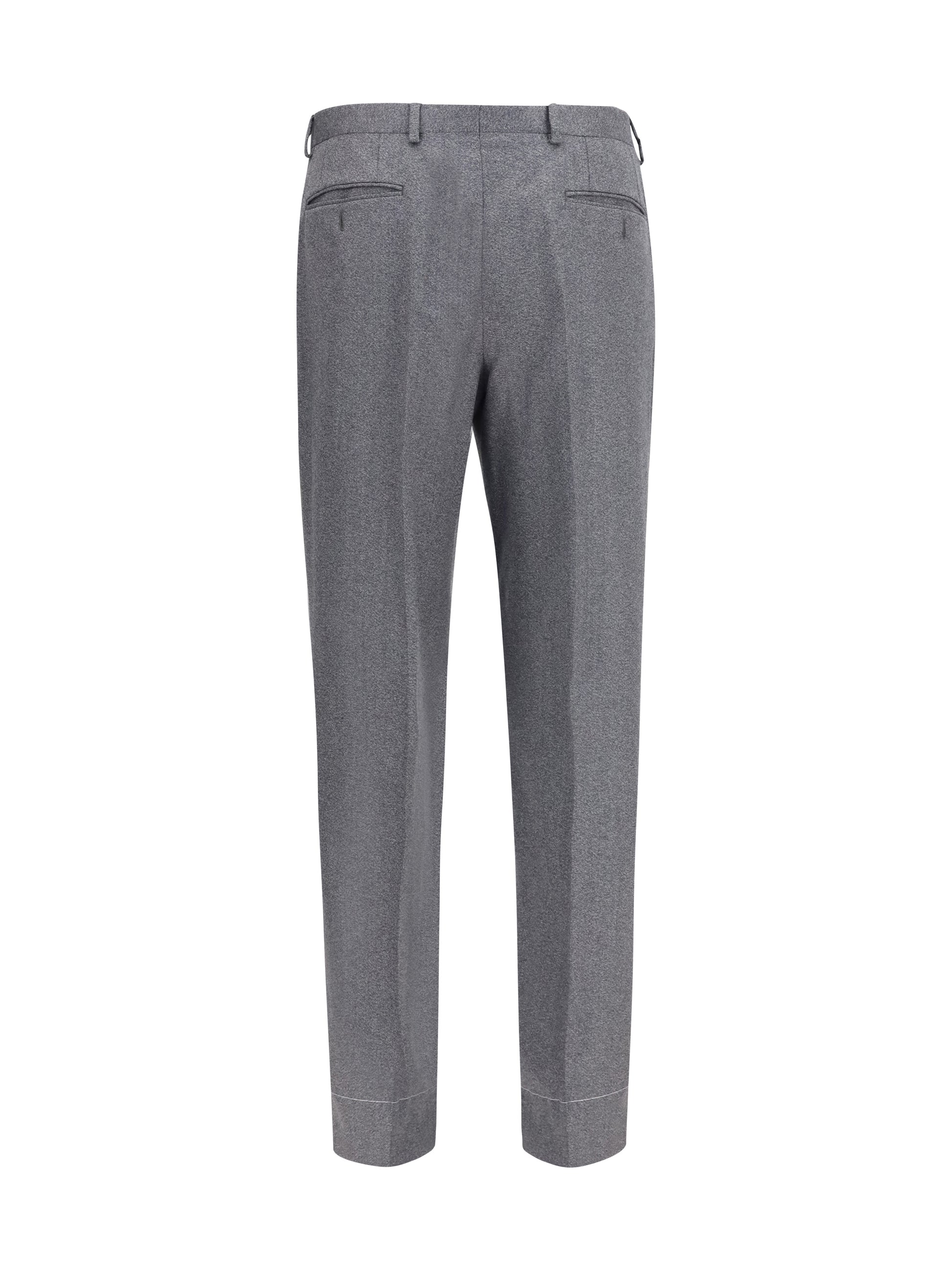 Brioni Men Elba Trousers In Silk, Cashmere And Linen BRIONI