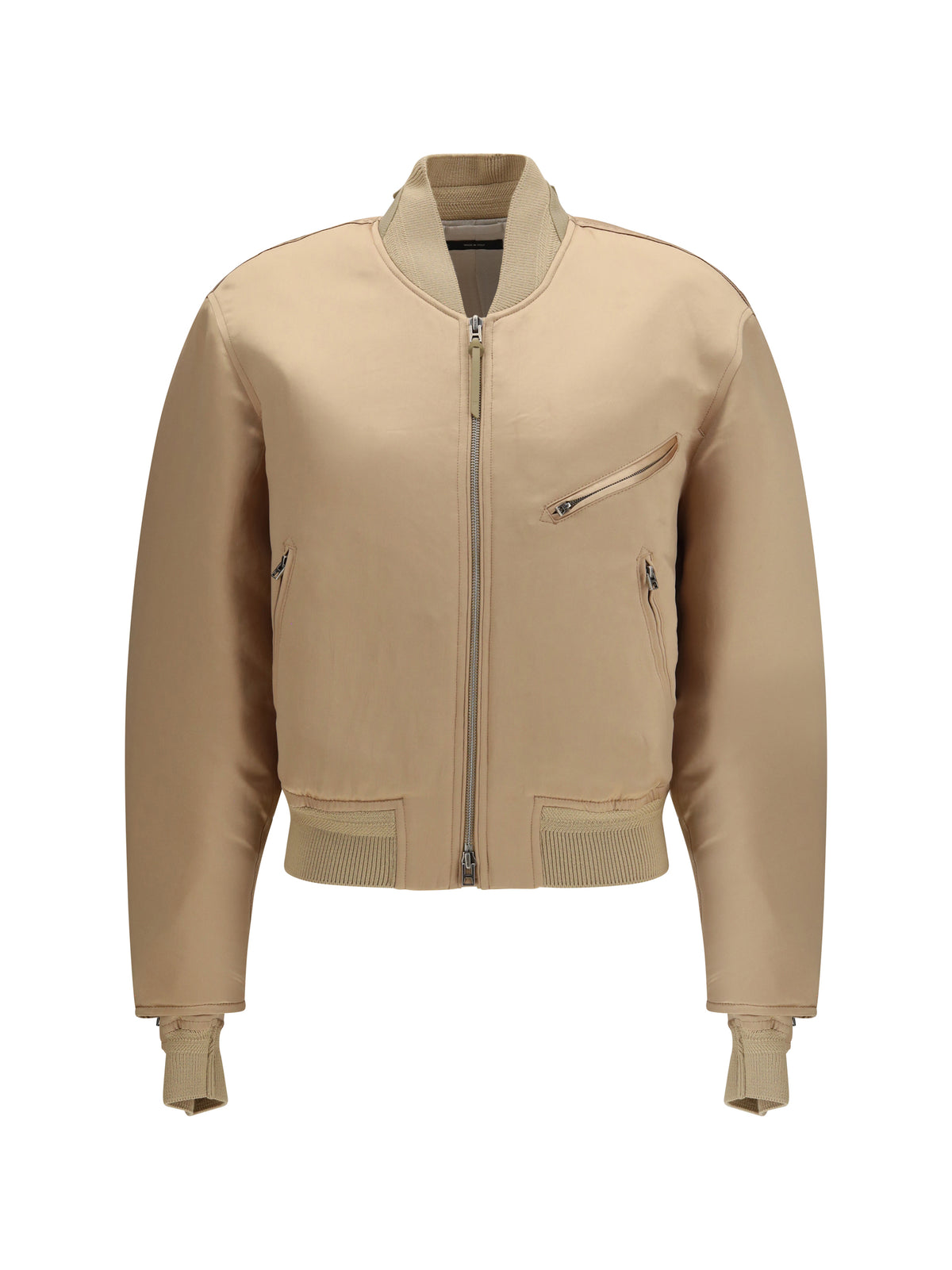 Tom Ford Women Satin Aviator Bomber Jacket TOM FORD