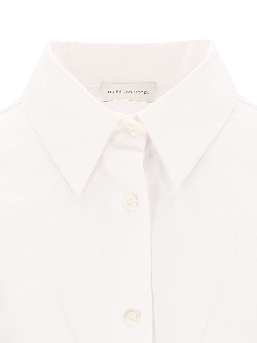 Dries Van Noten Women Embroidered Cotton Poplin Shirt DRIES VAN NOTEN