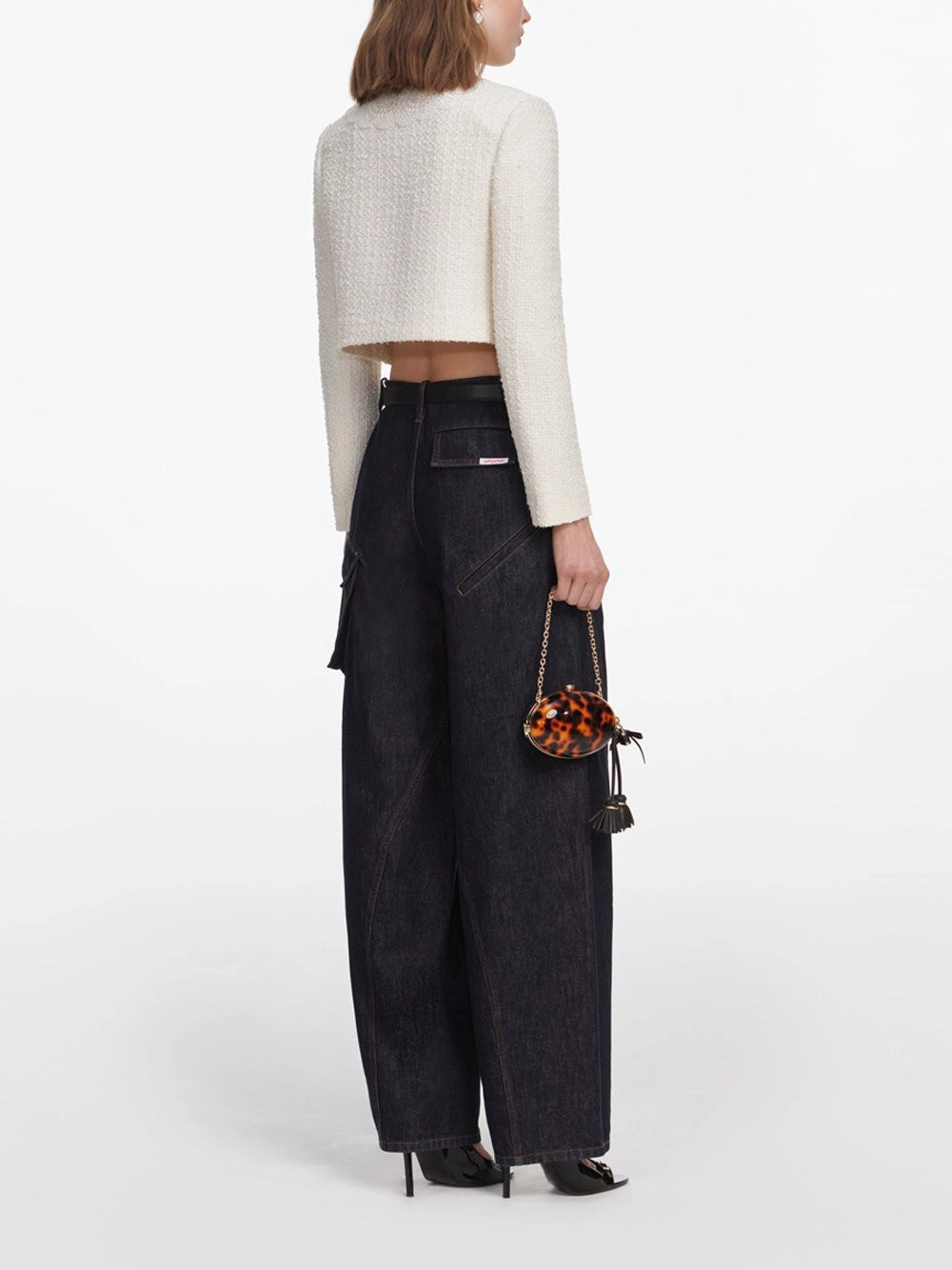 Self-Portrait Women Boucle Lace Collar Jacket SELF-PORTRAIT