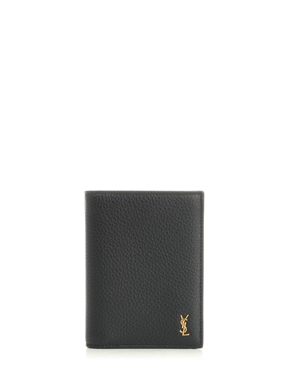 Saint Laurent Men "Tiny Cassandre" Card Holder SAINT LAURENT