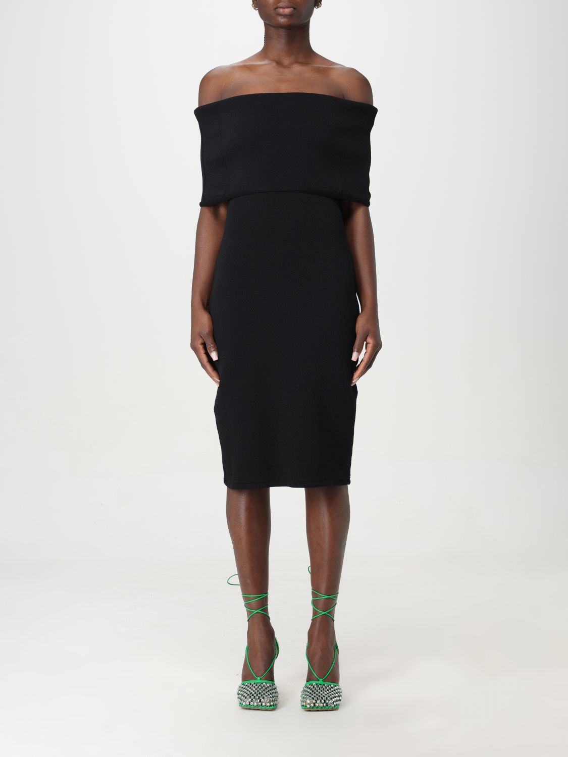 Bottega Veneta Dress Woman Black BOTTEGA VENETA
