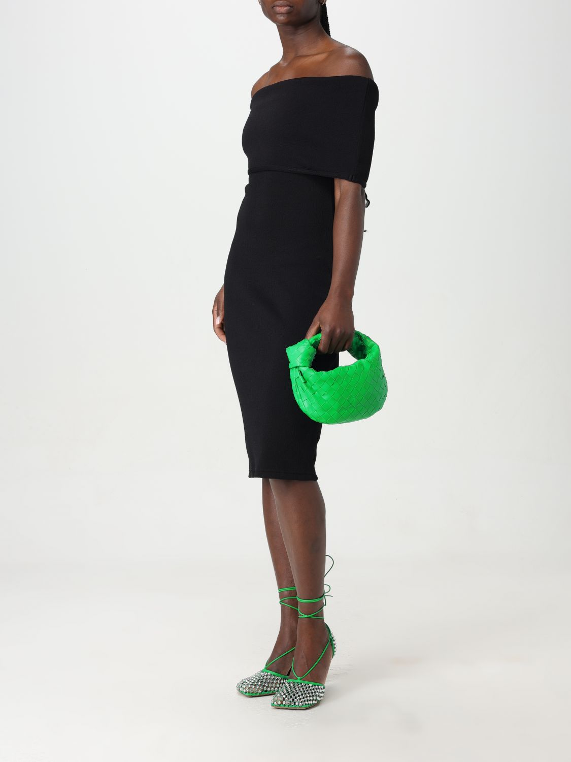 Bottega Veneta Dress Woman Black BOTTEGA VENETA