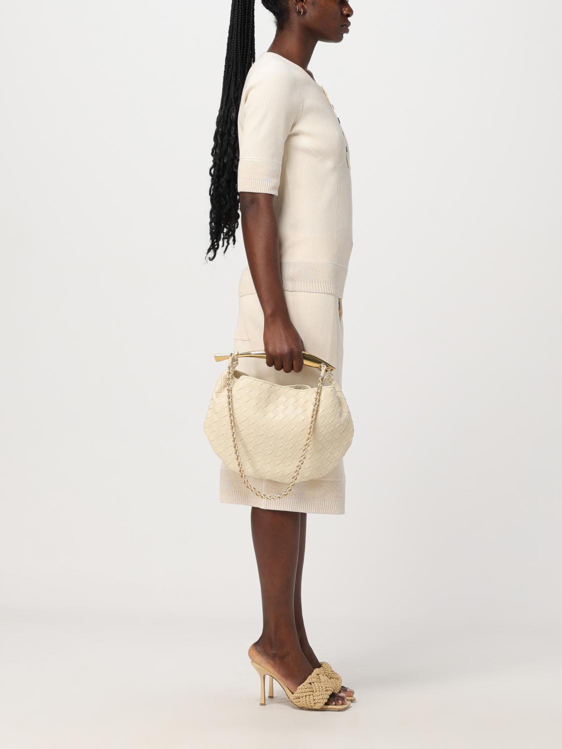 Bottega Veneta Sweater Woman Yellow Cream BOTTEGA VENETA