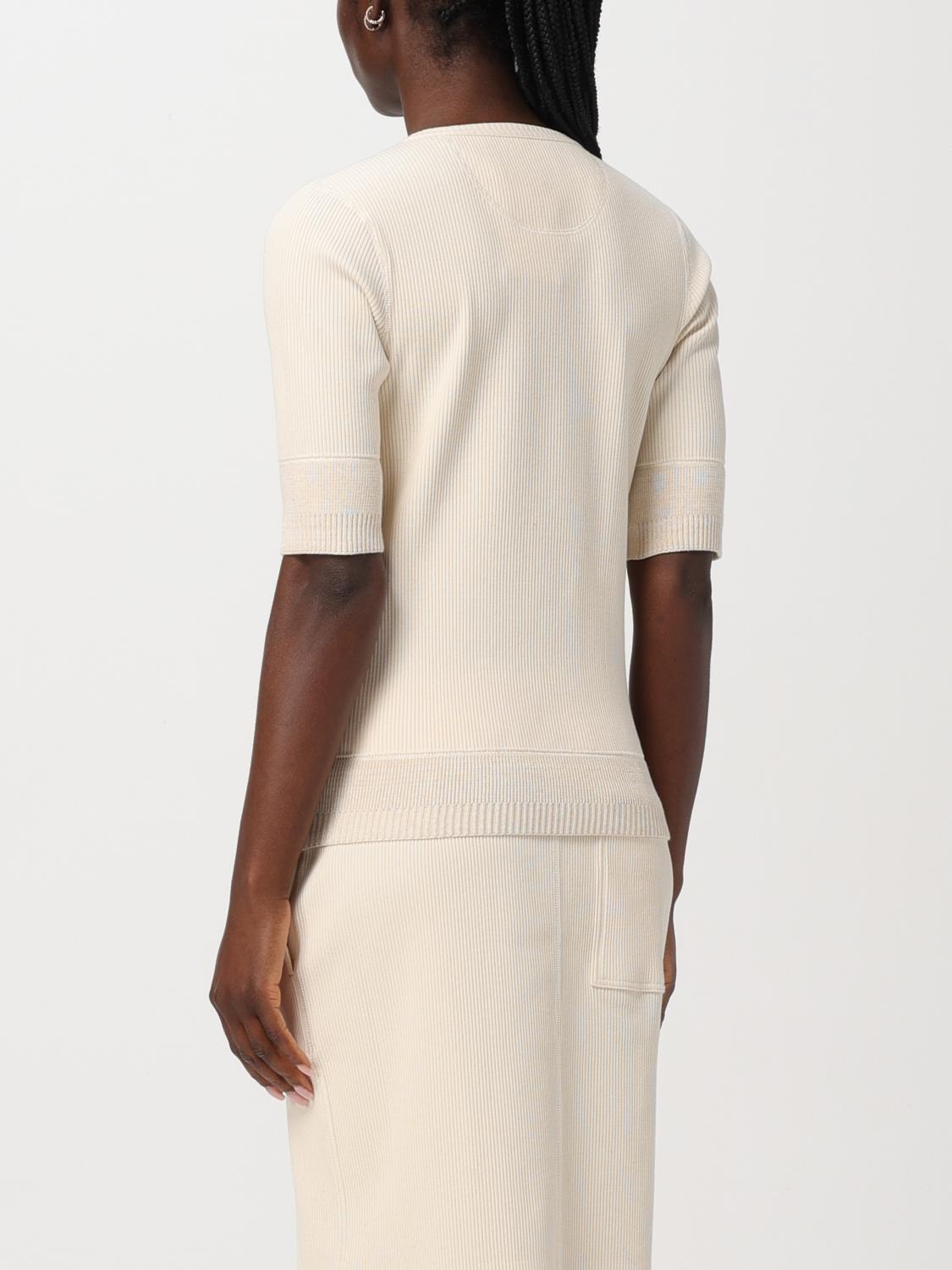 Bottega Veneta Sweater Woman Yellow Cream BOTTEGA VENETA