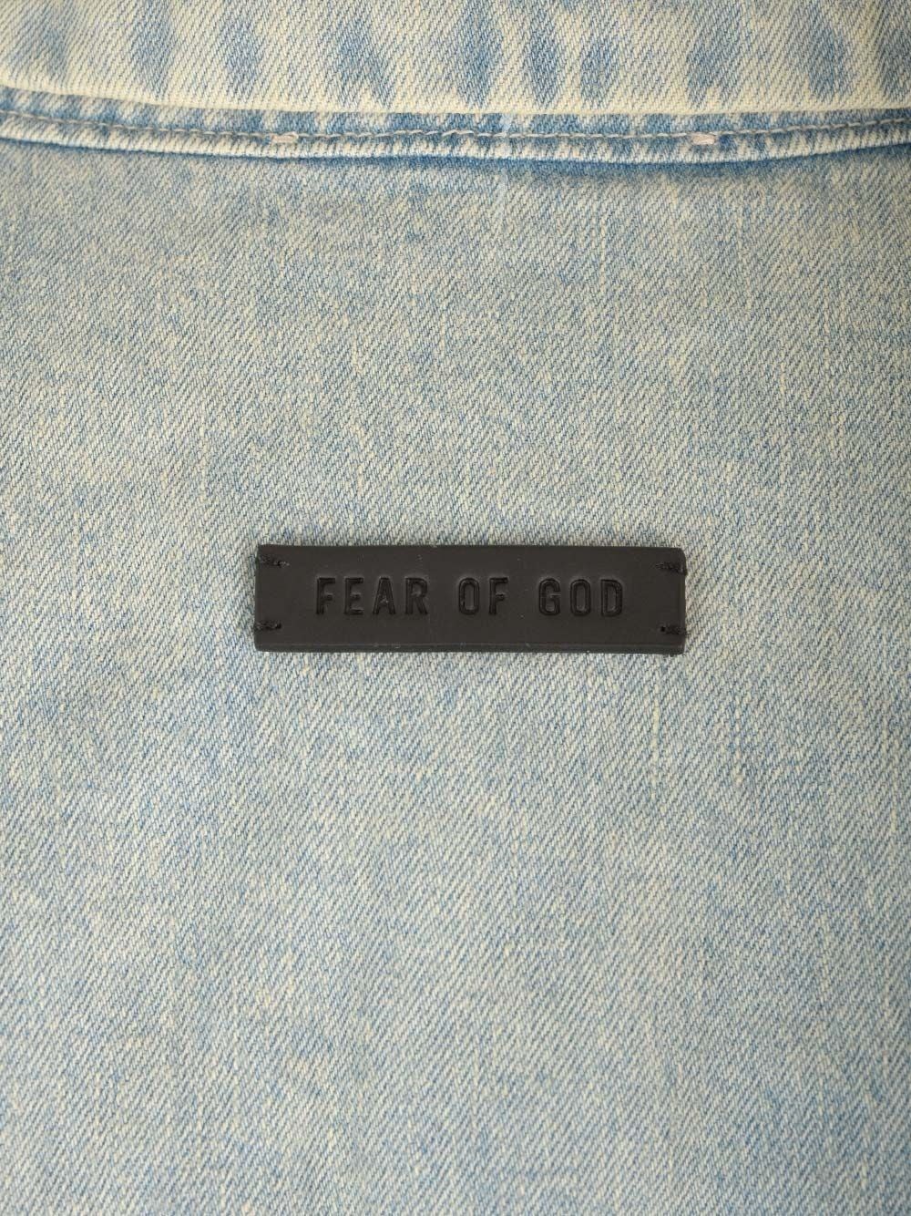 Fear Of God Men "Collection 8" Denim Shirt FEAR OF GOD