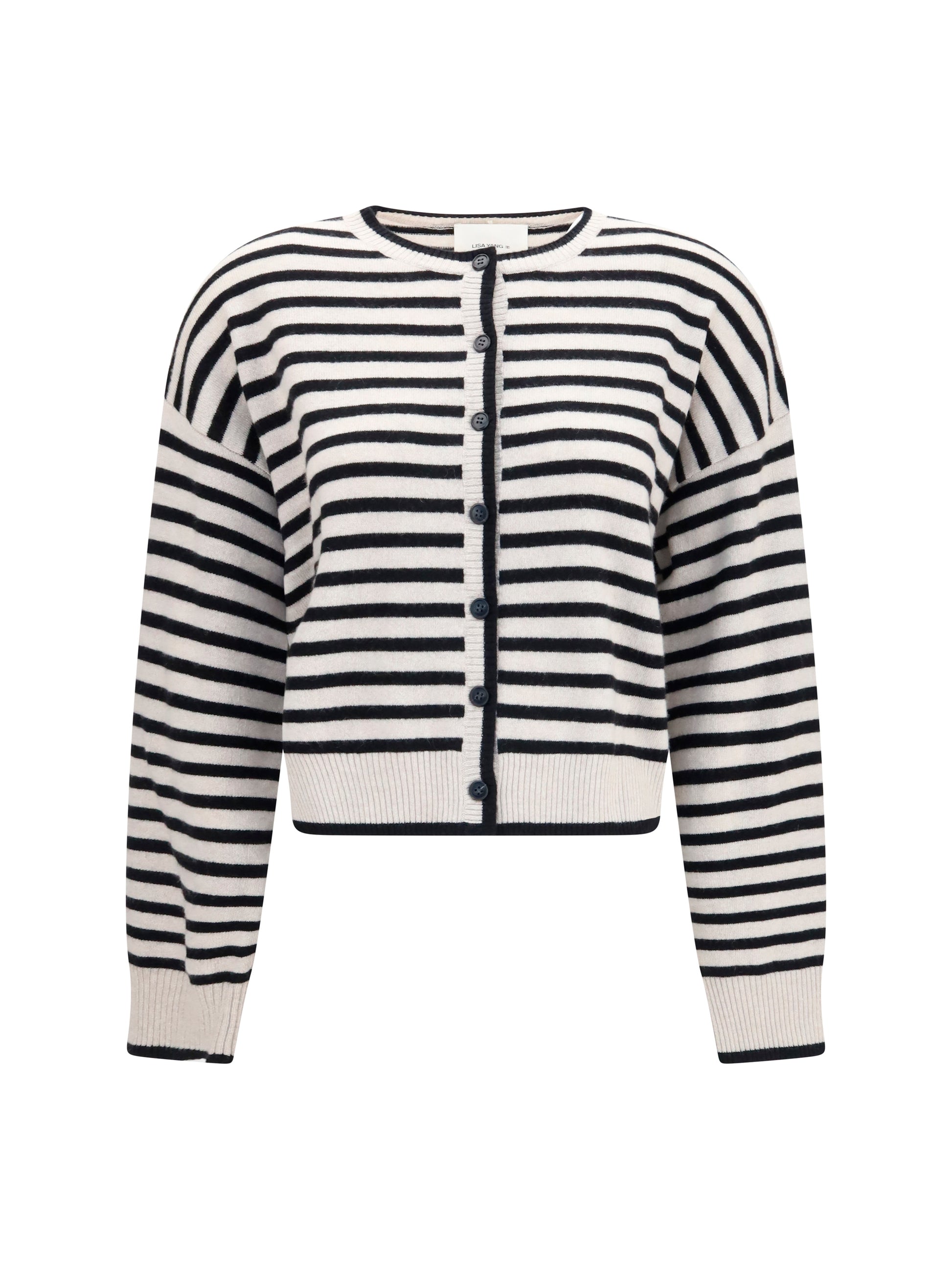 Lisa Yang Women Marit Striped Cardigan LISA YANG