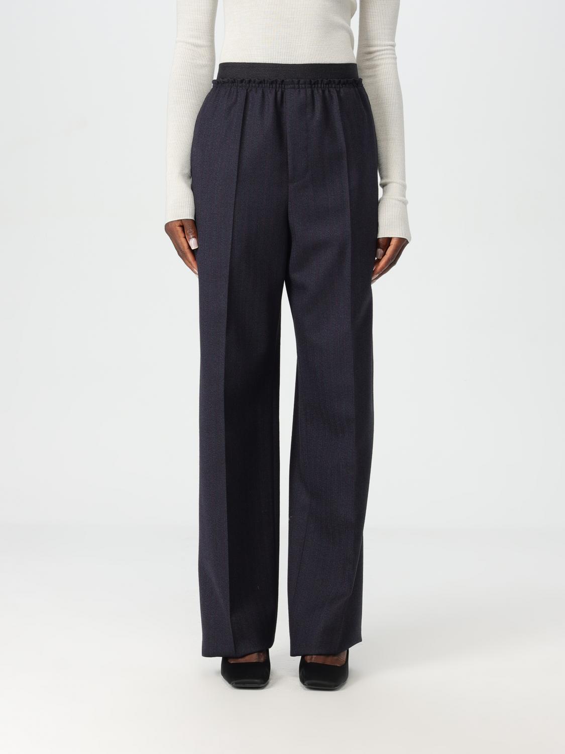 Bottega Veneta Pants Woman Blue BOTTEGA VENETA