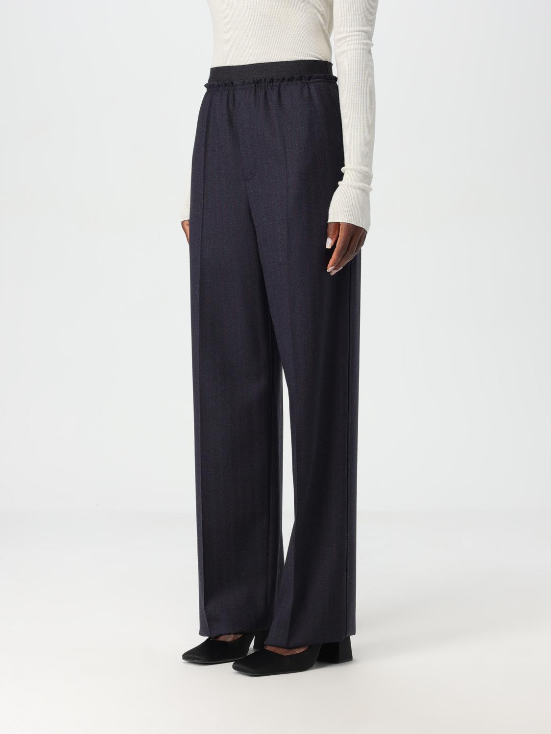 Bottega Veneta Pants Woman Blue BOTTEGA VENETA
