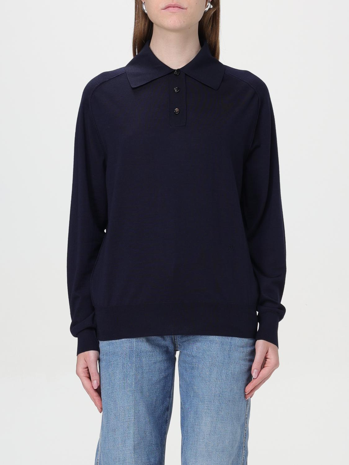 Bottega Veneta Polo Shirt Woman Navy