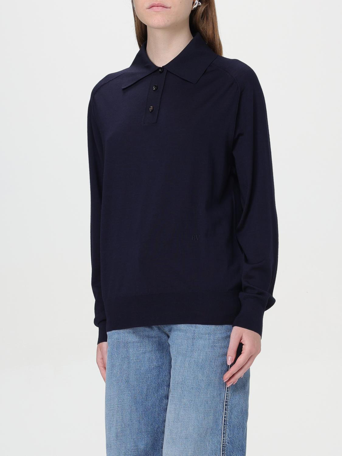 Bottega Veneta Polo Shirt Woman Navy