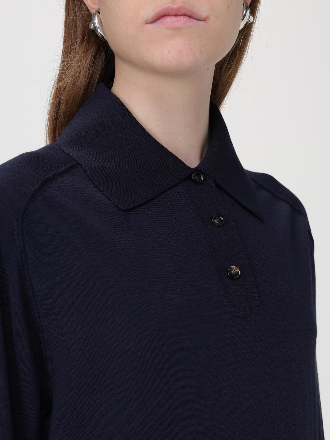 Bottega Veneta Polo Shirt Woman Navy
