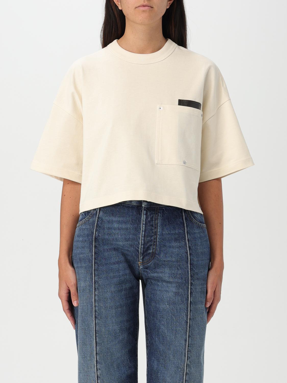 Bottega Veneta T-Shirt Woman Yellow Cream