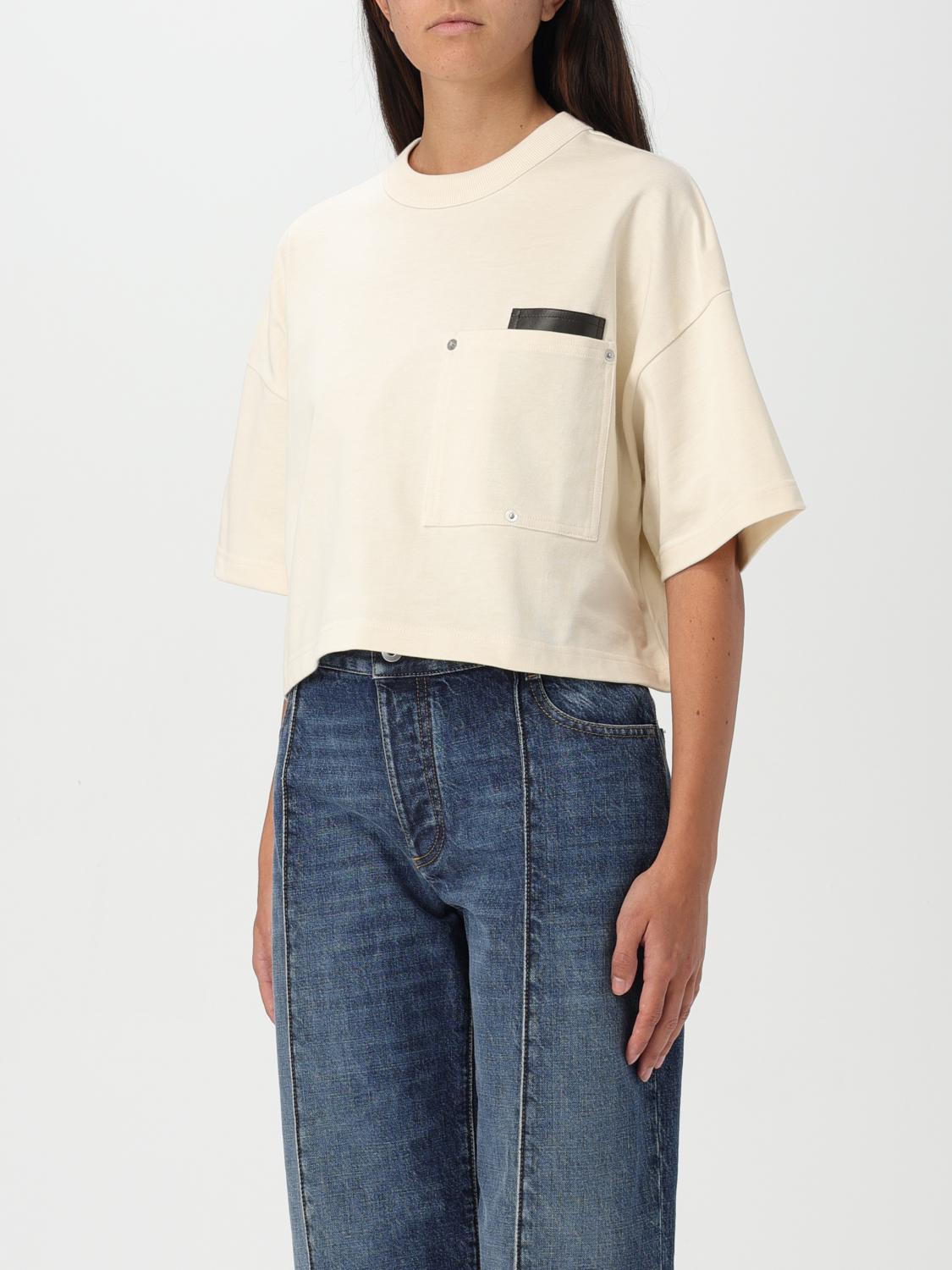 Bottega Veneta T-Shirt Woman Yellow Cream
