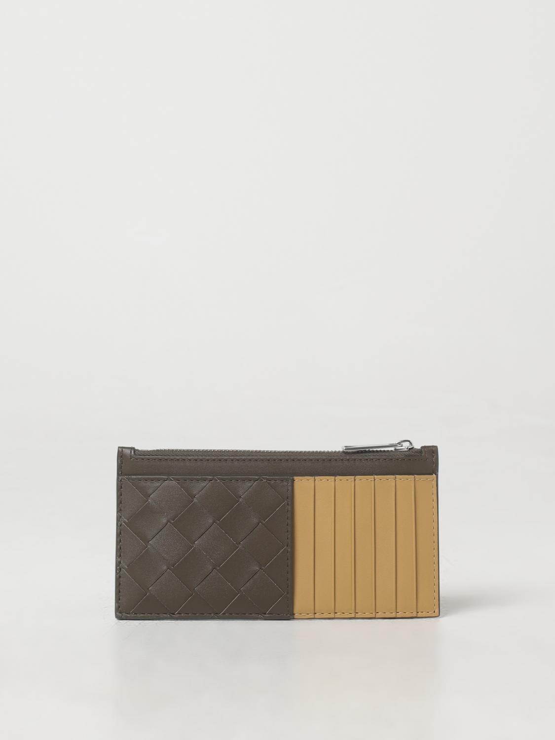 Bottega Veneta Wallet Men Kaki BOTTEGA VENETA