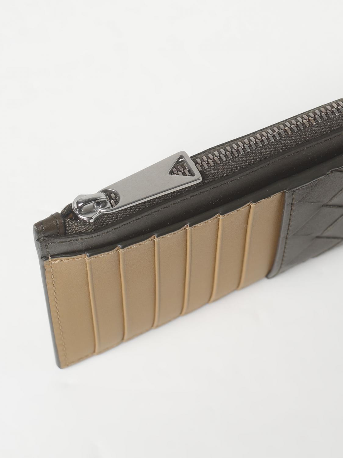 Bottega Veneta Wallet Men Kaki BOTTEGA VENETA