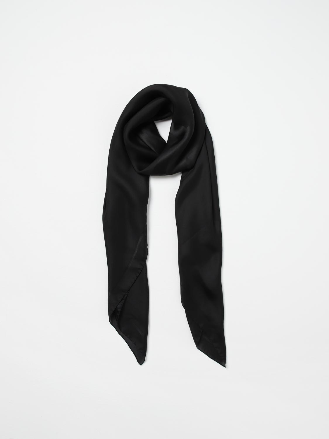 Saint Laurent Neck Scarf Woman Black SAINT LAURENT