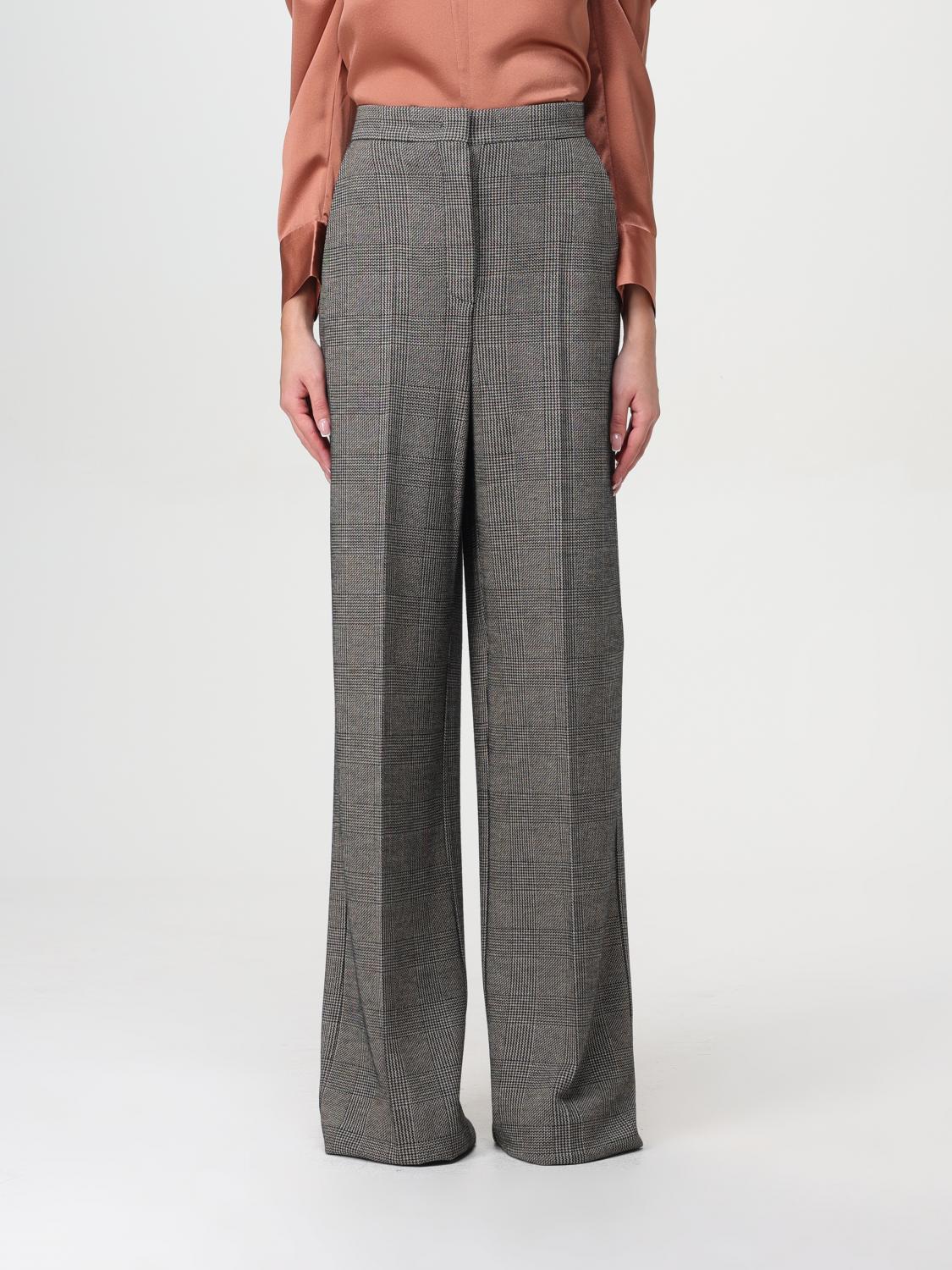 Max Mara Pants Woman Grey MAX MARA
