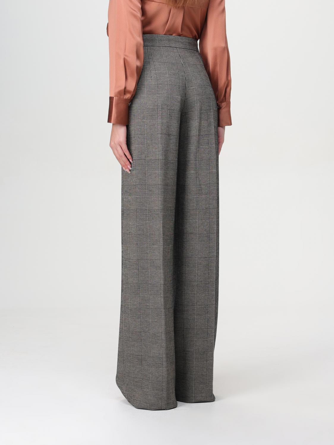 Max Mara Pants Woman Grey MAX MARA