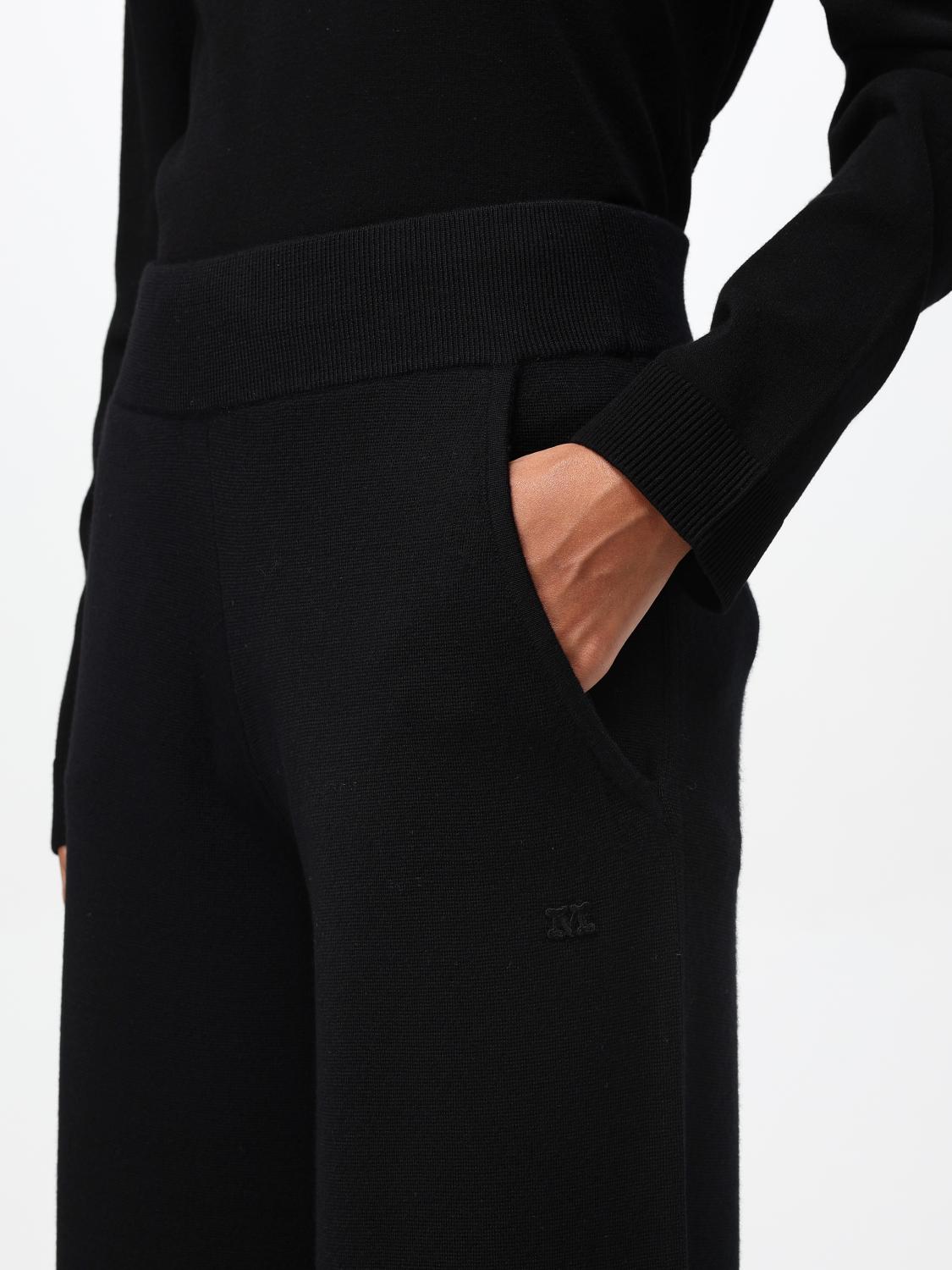 Max Mara Pants Woman Black