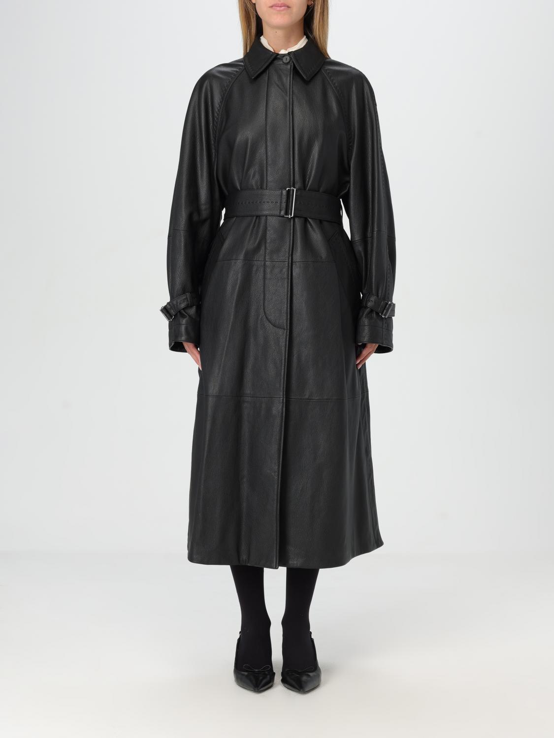 Max Mara Trench Coat Woman Black MAX MARA