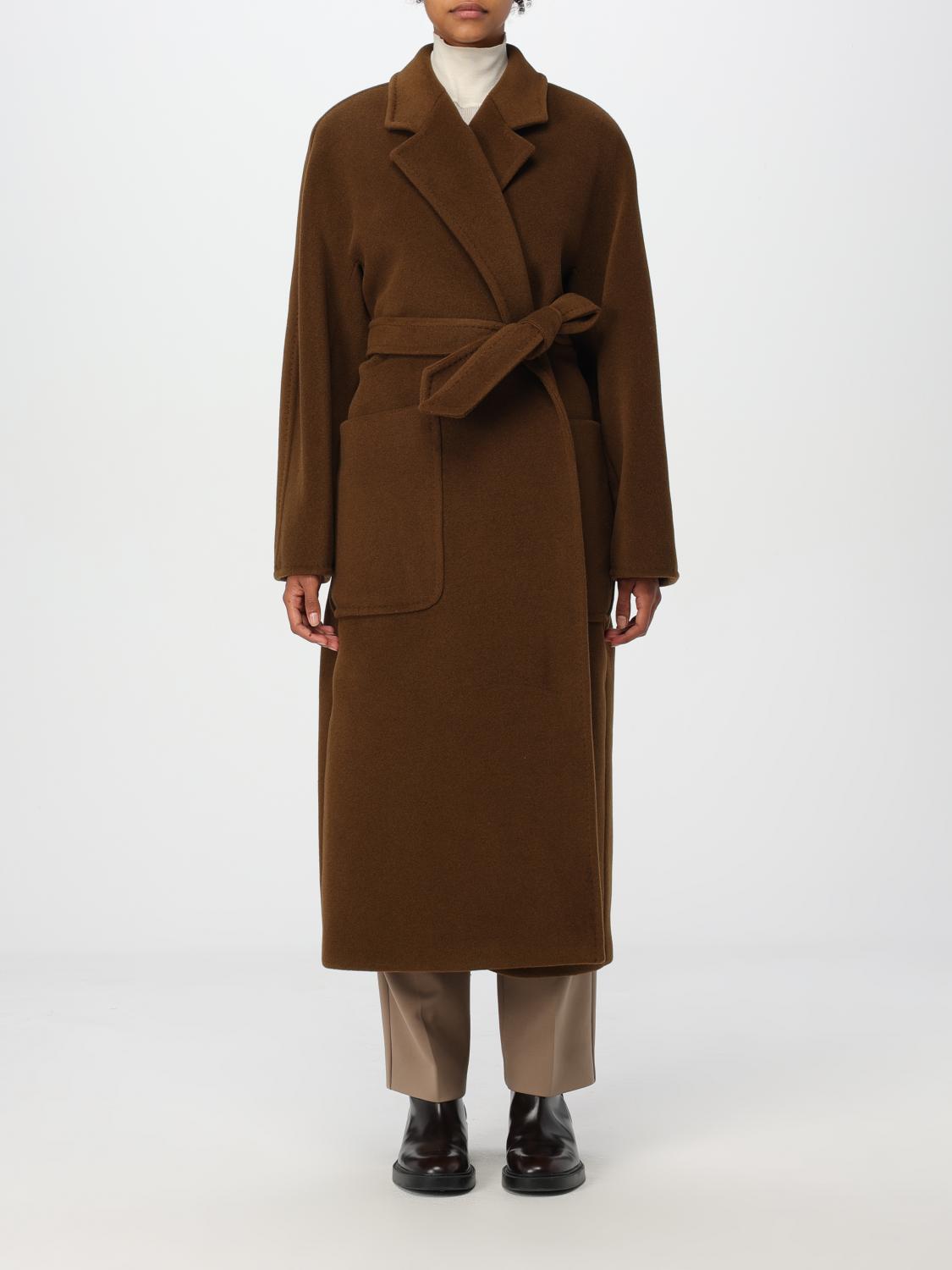Max Mara Coat Woman Leather MAX MARA