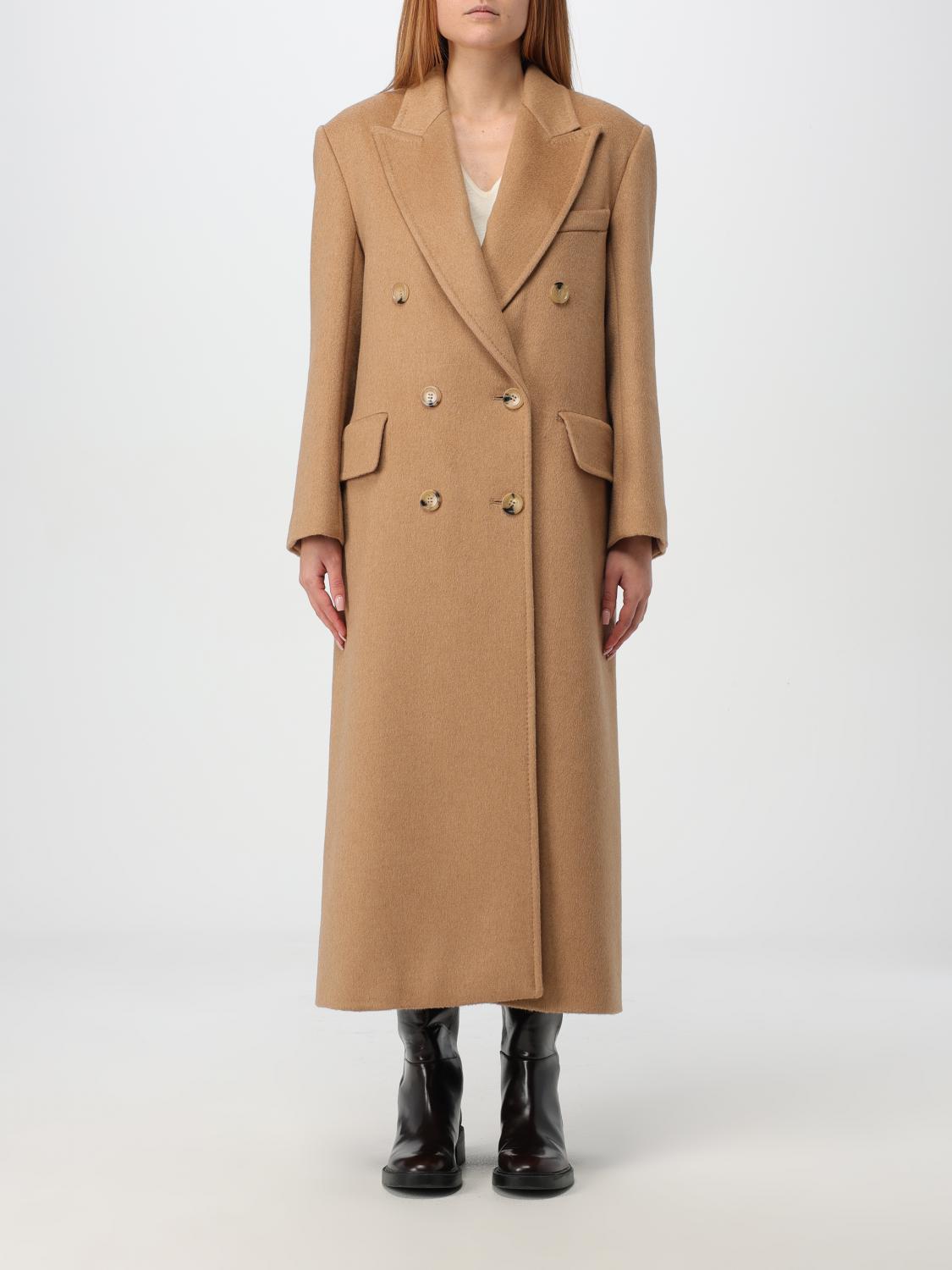 Max Mara Coat Woman Camel MAX MARA