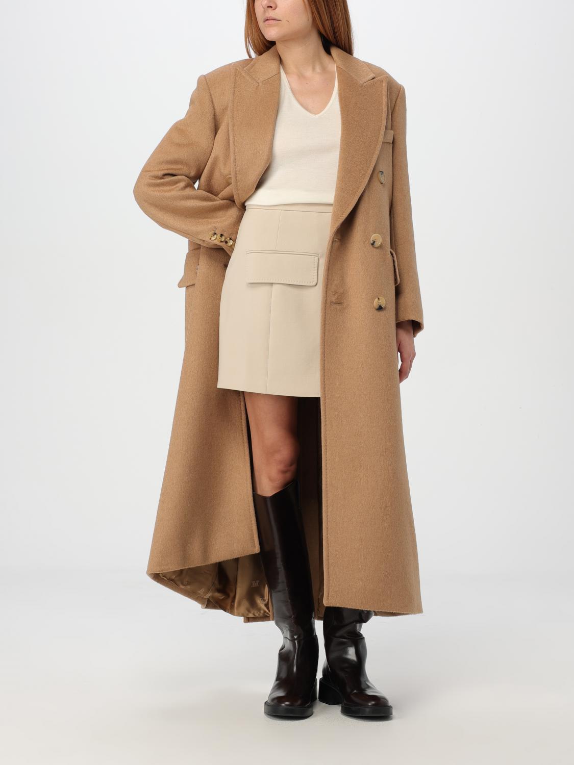 Max Mara Coat Woman Camel MAX MARA