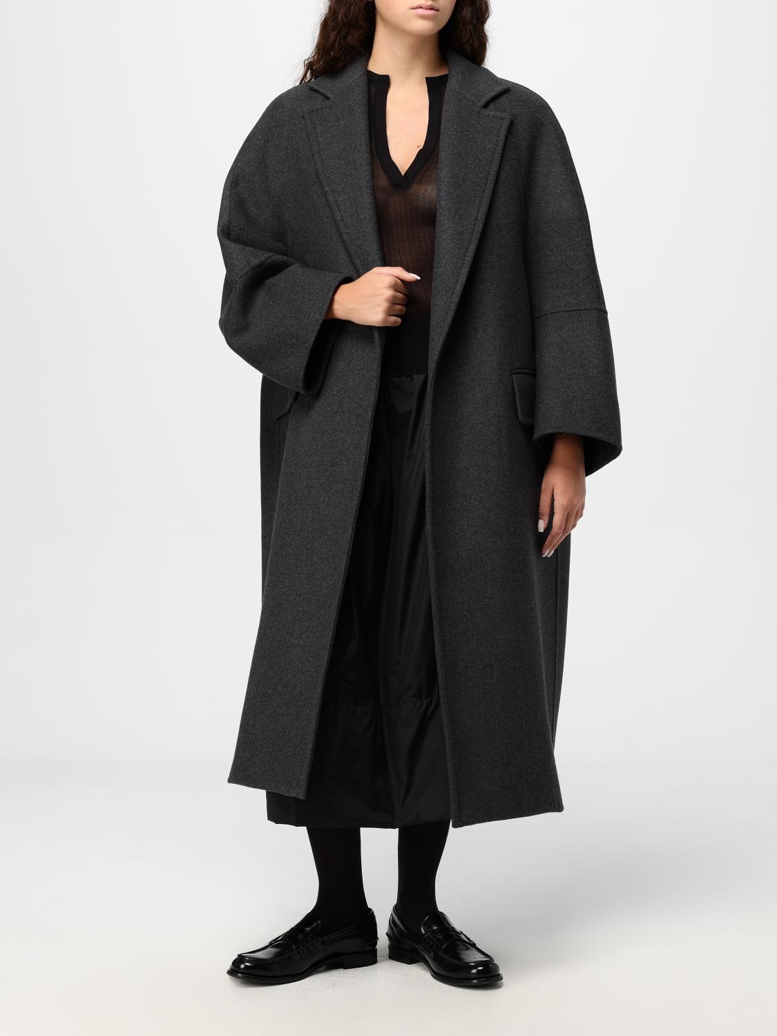Max Mara Coat Woman Grey MAX MARA