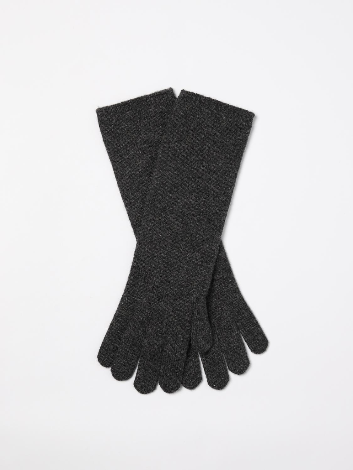 Max Mara Gloves Woman Grey MAX MARA