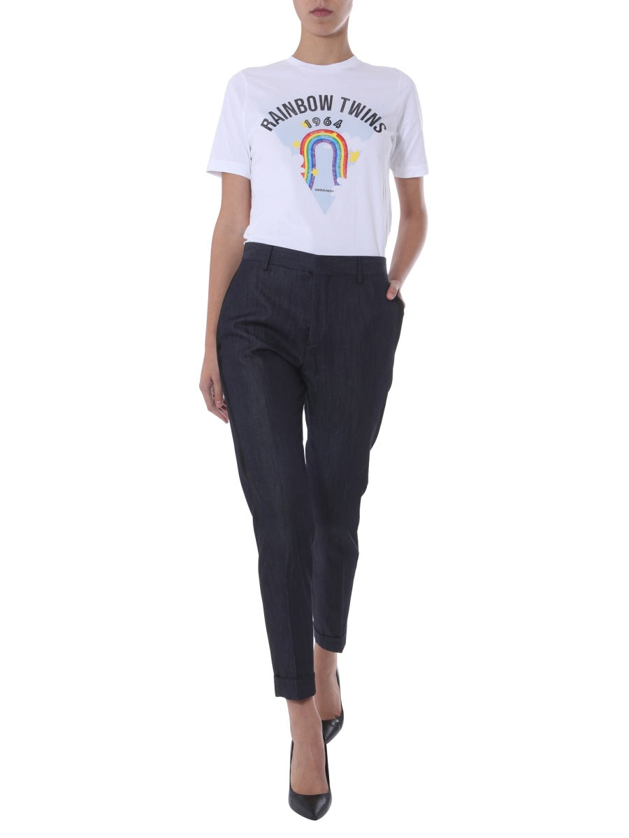 Dsquared Women Round Neck T-Shirt DSQUARED2
