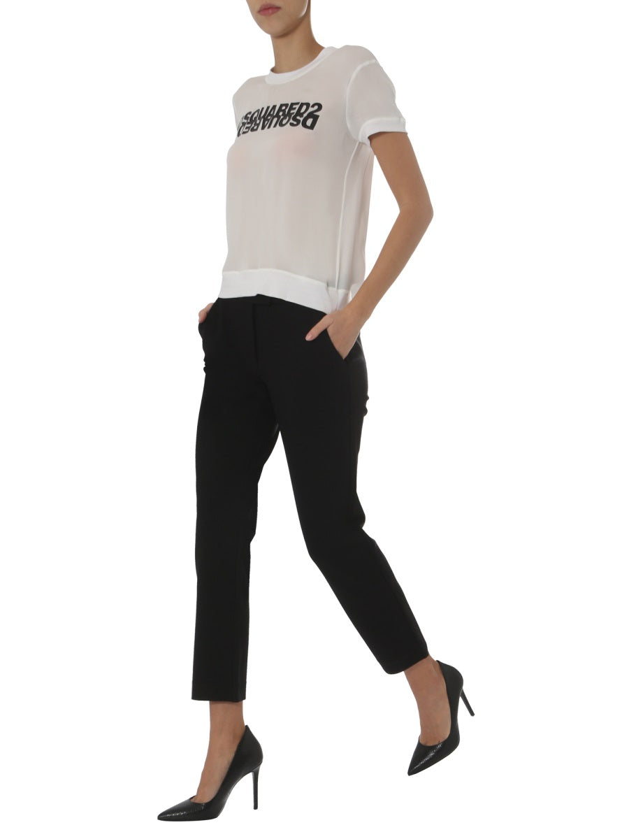 Dsquared Women Round Neck T-Shirt DSQUARED2