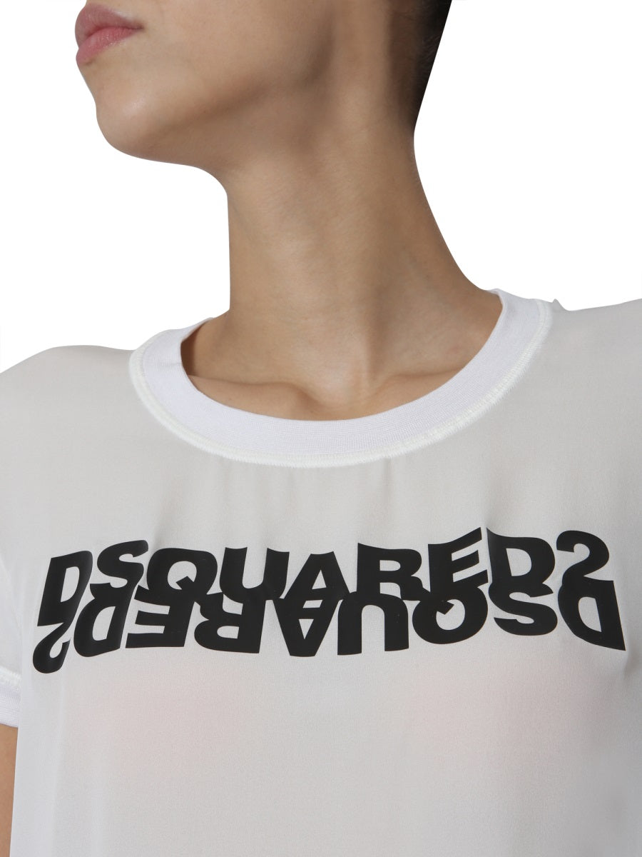 Dsquared Women Round Neck T-Shirt DSQUARED2