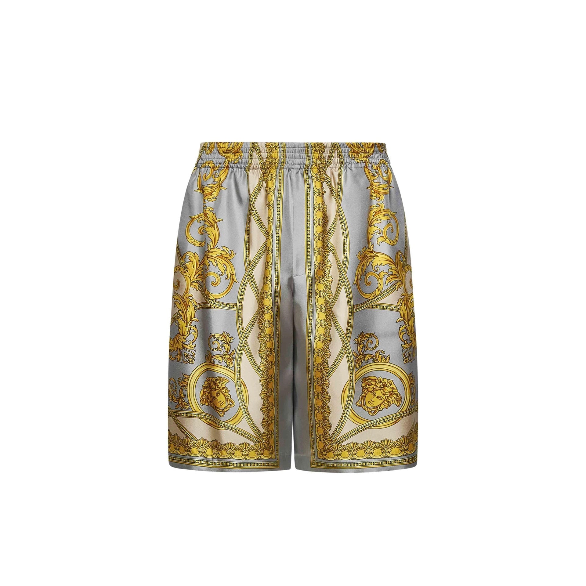 Versace La Coupe Des Dieux Silk Shorts Men VERSACE
