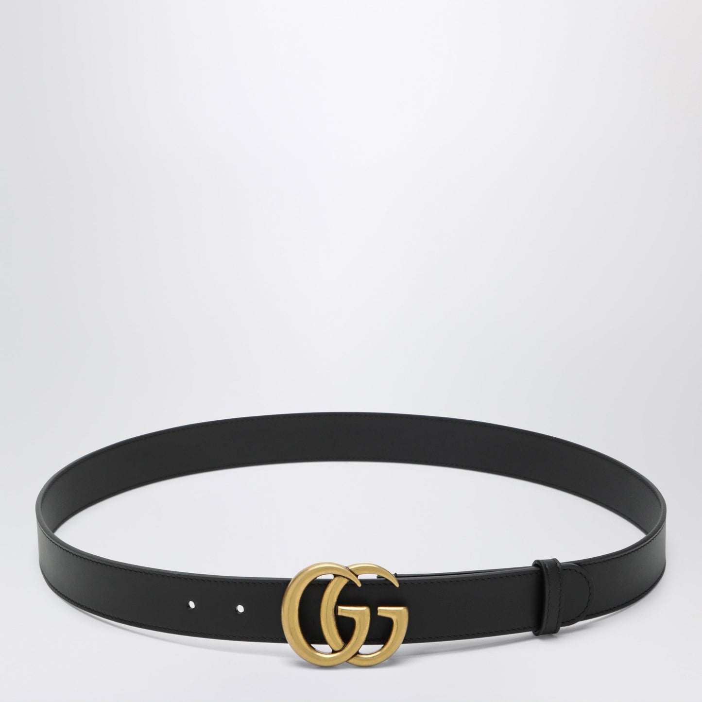 Gucci Black Gg Marmont Belt Men GUCCI