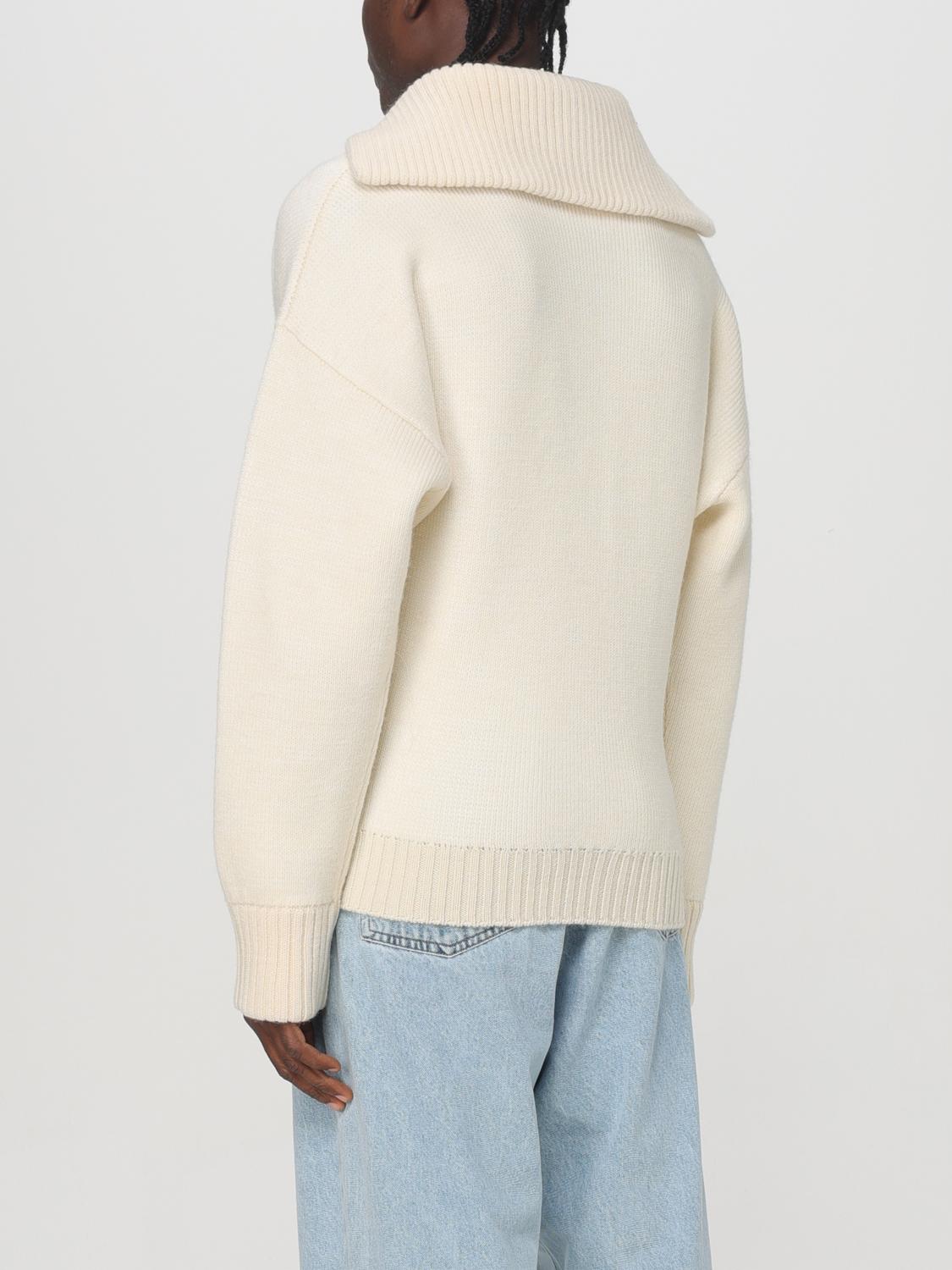 Bottega Veneta Sweater Men Yellow Cream BOTTEGA VENETA