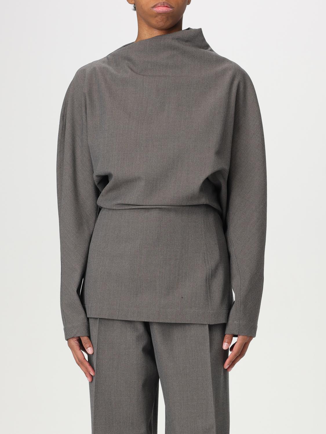 Bottega Veneta Top Woman Grey BOTTEGA VENETA