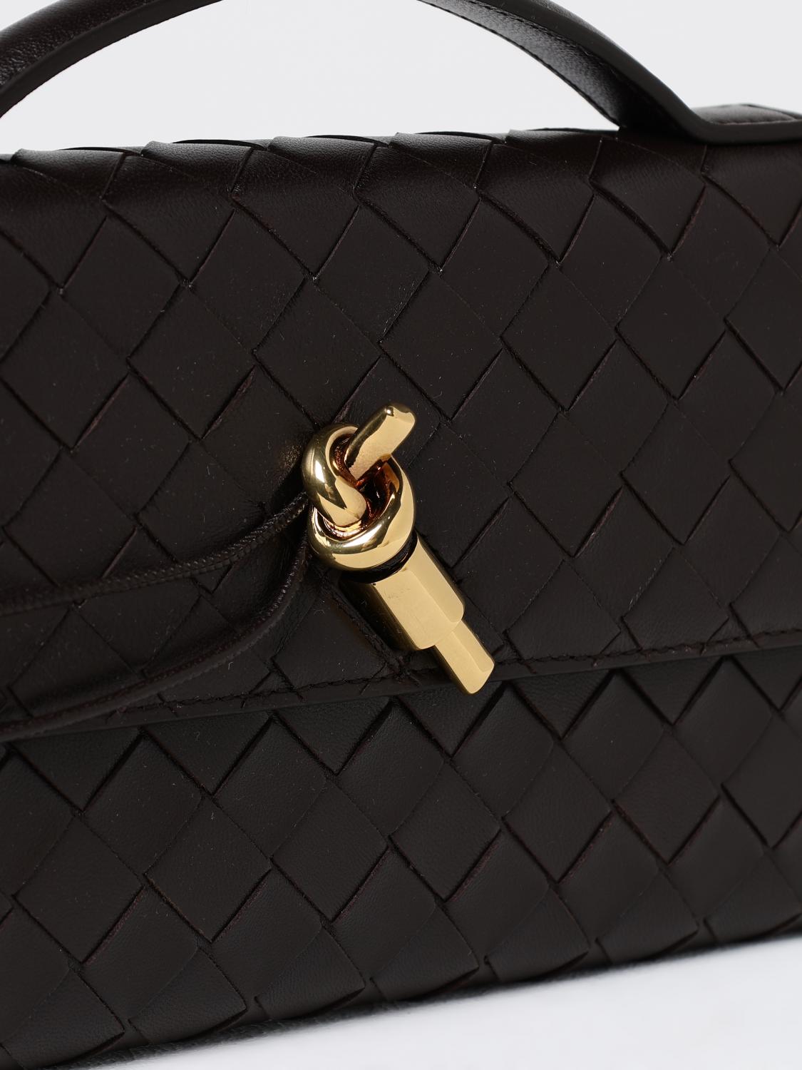 Bottega Veneta Women Bottega Veneta Andiamo Intrecciato Nappa Clutch BOTTEGA VENETA