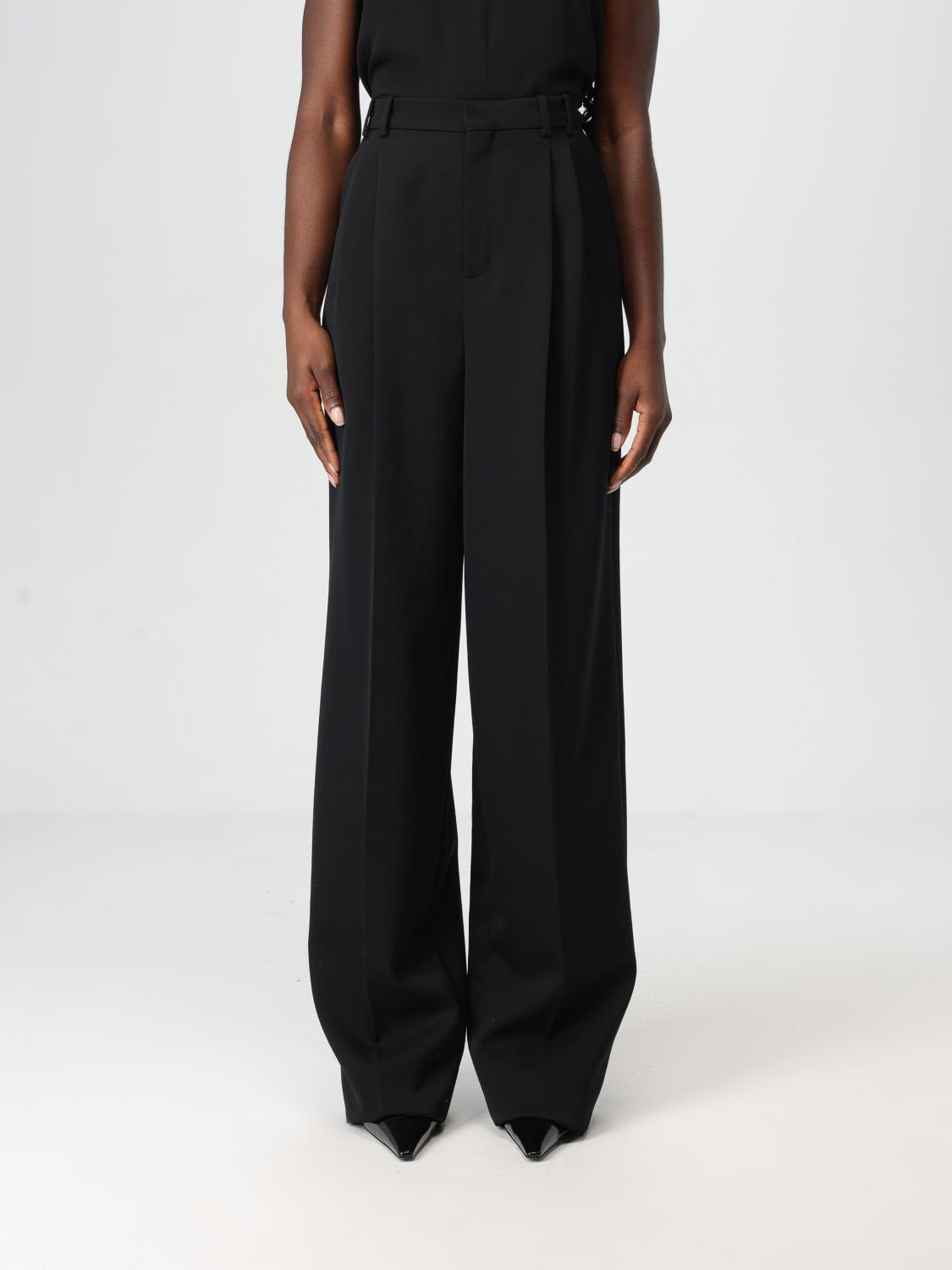 Saint Laurent Pants Woman Black SAINT LAURENT