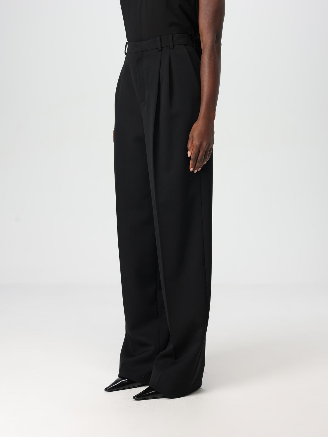 Saint Laurent Pants Woman Black SAINT LAURENT
