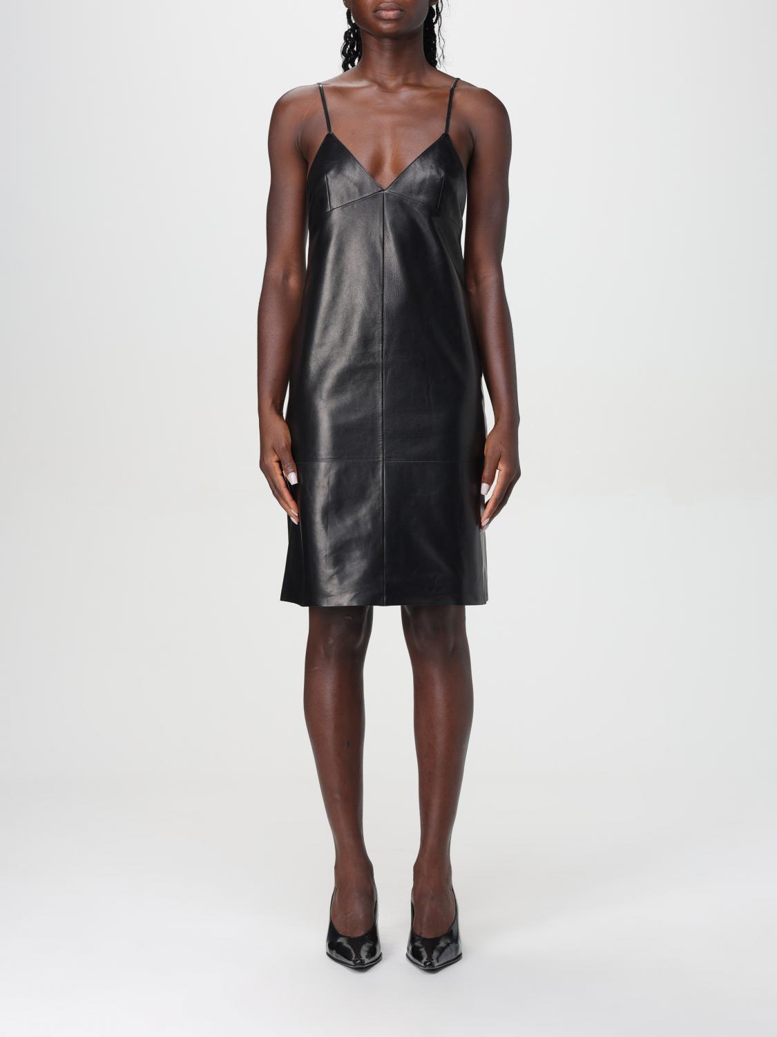 Saint Laurent Dress Woman Black SAINT LAURENT
