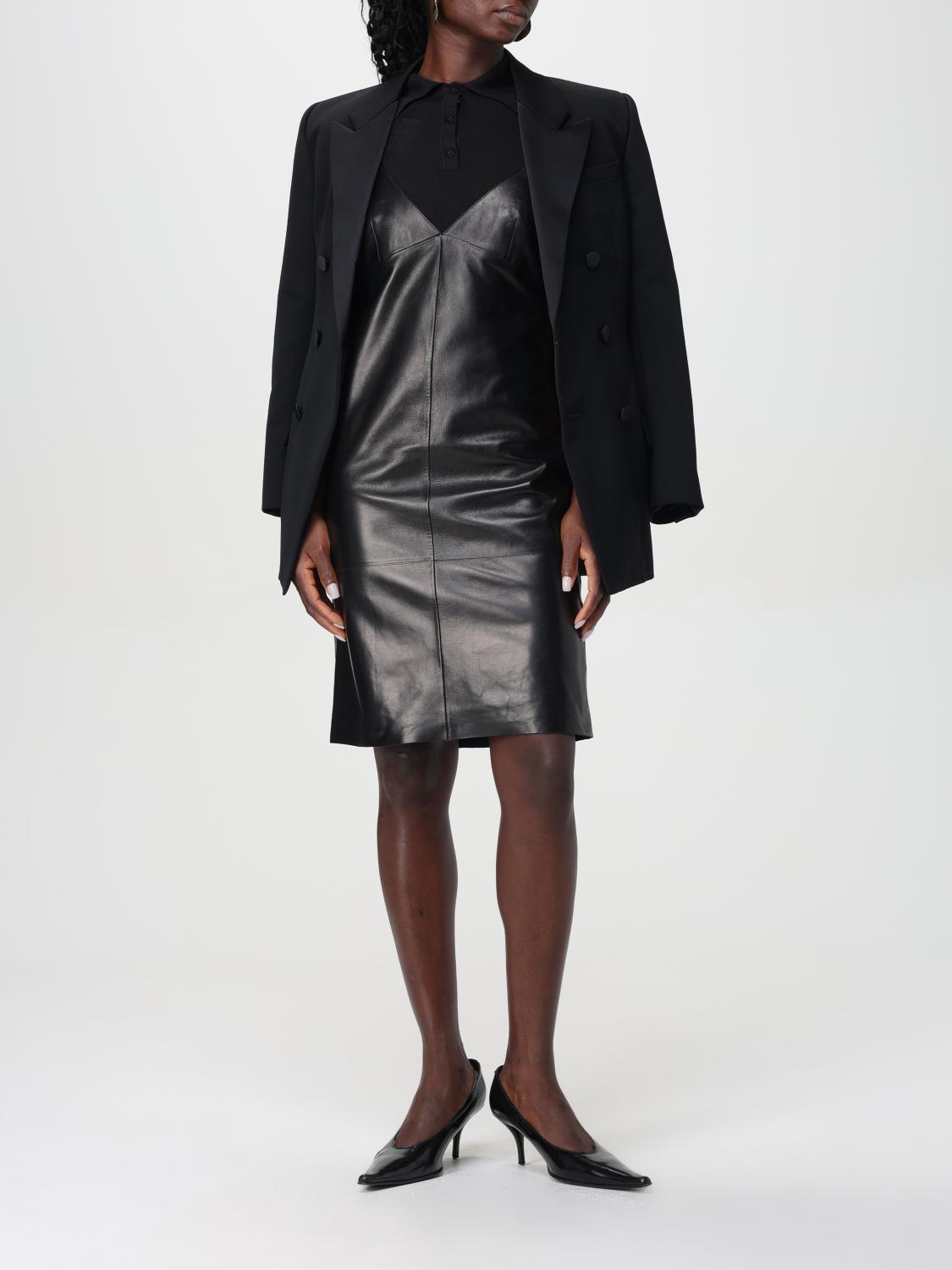 Saint Laurent Dress Woman Black SAINT LAURENT