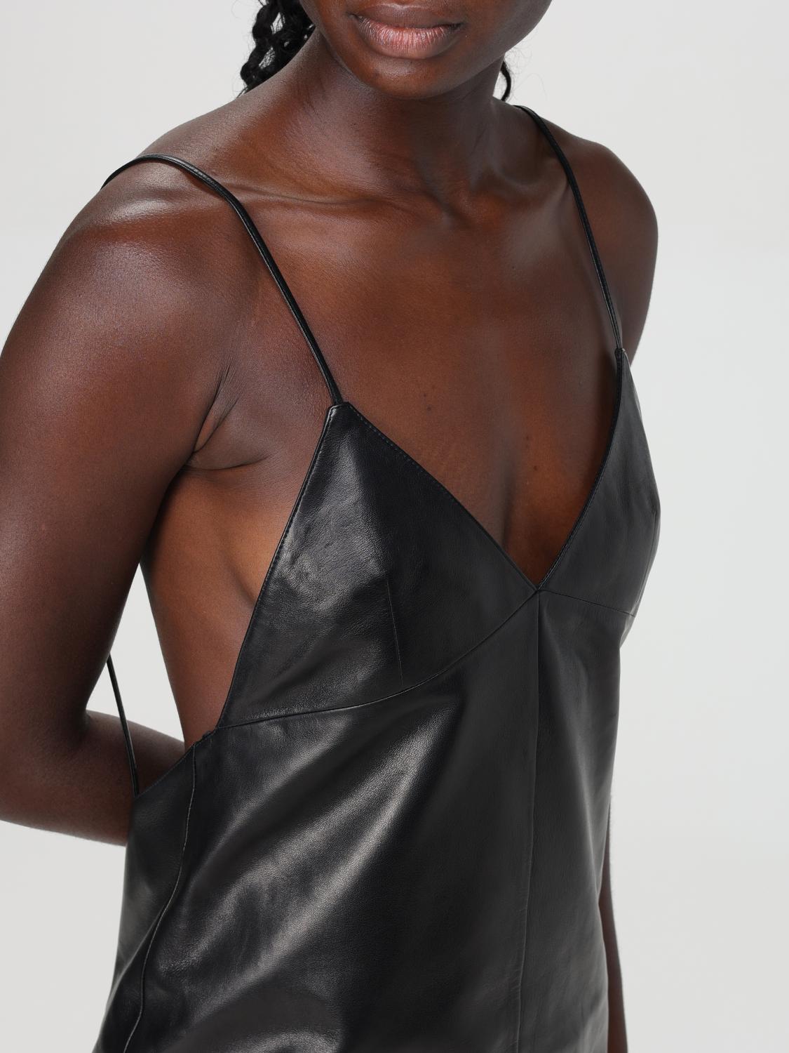 Saint Laurent Dress Woman Black SAINT LAURENT