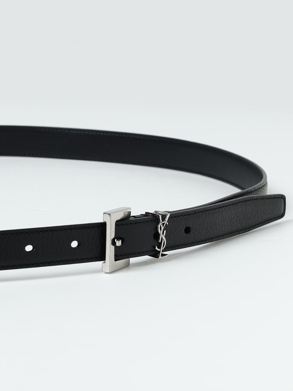 Saint Laurent Belt Men Black