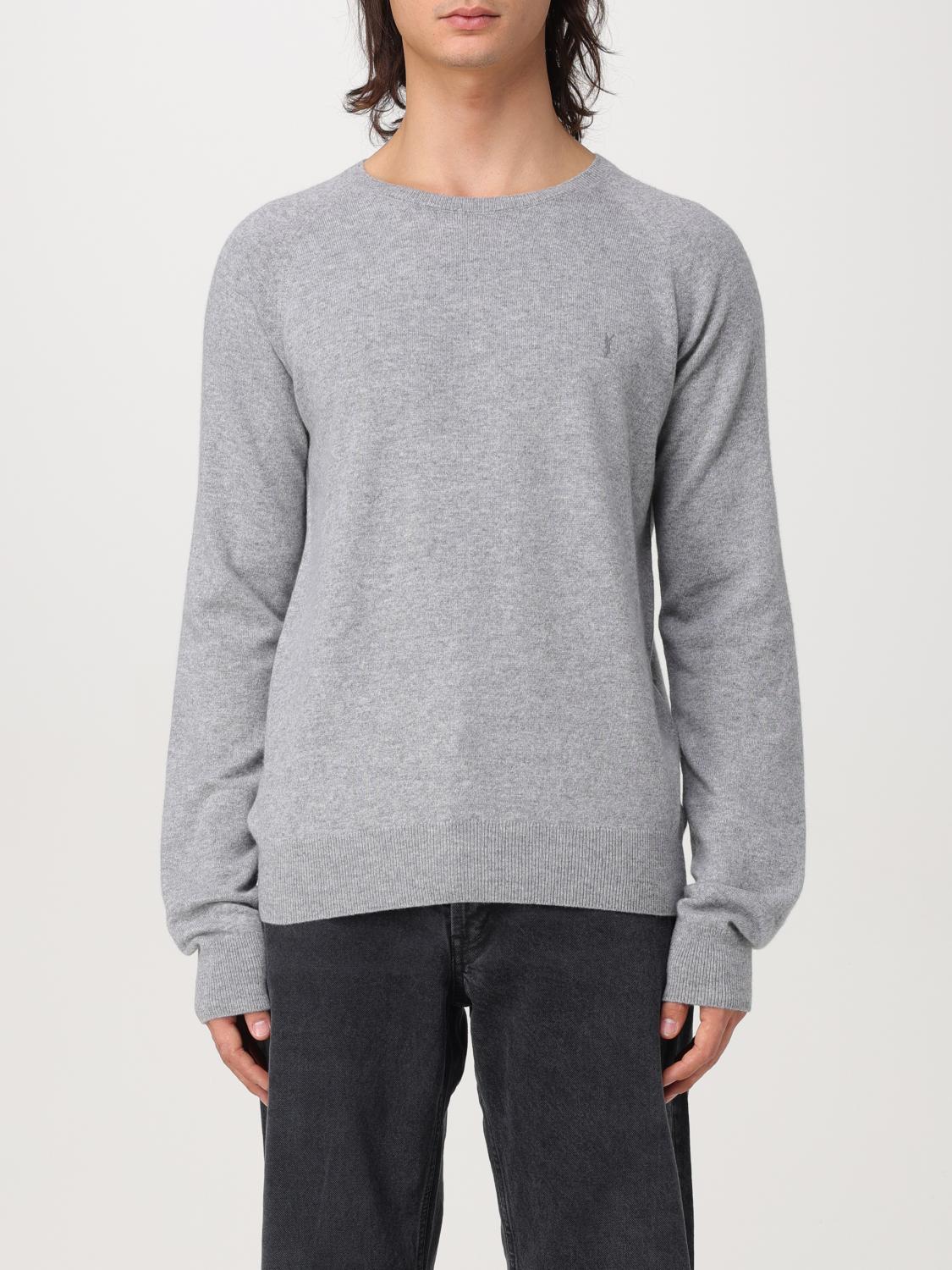 Saint Laurent Sweater Men Grey SAINT LAURENT
