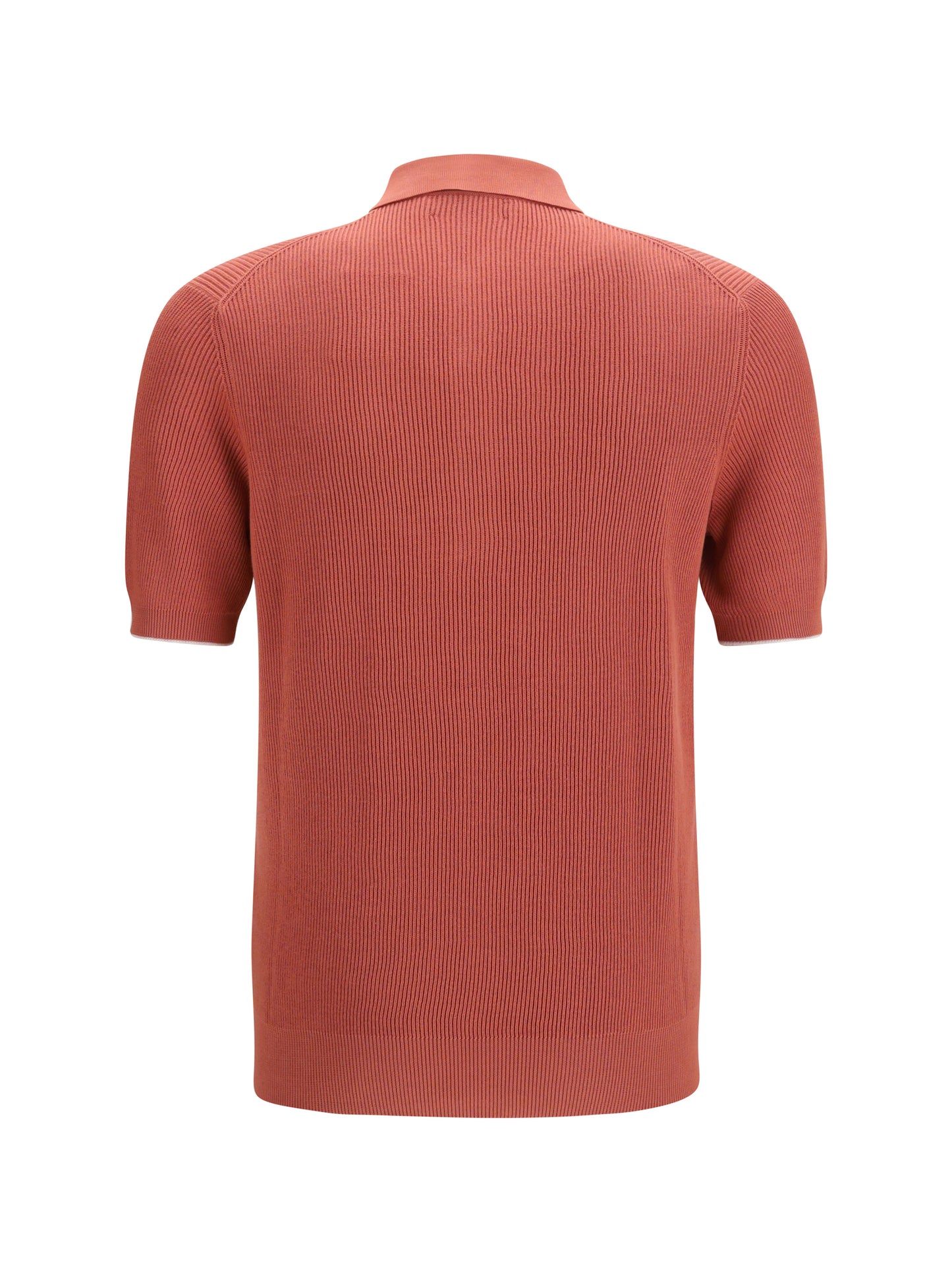 Brunello Cucinelli Men Short-Sleeve Polo With Buttons BRUNELLO CUCINELLI