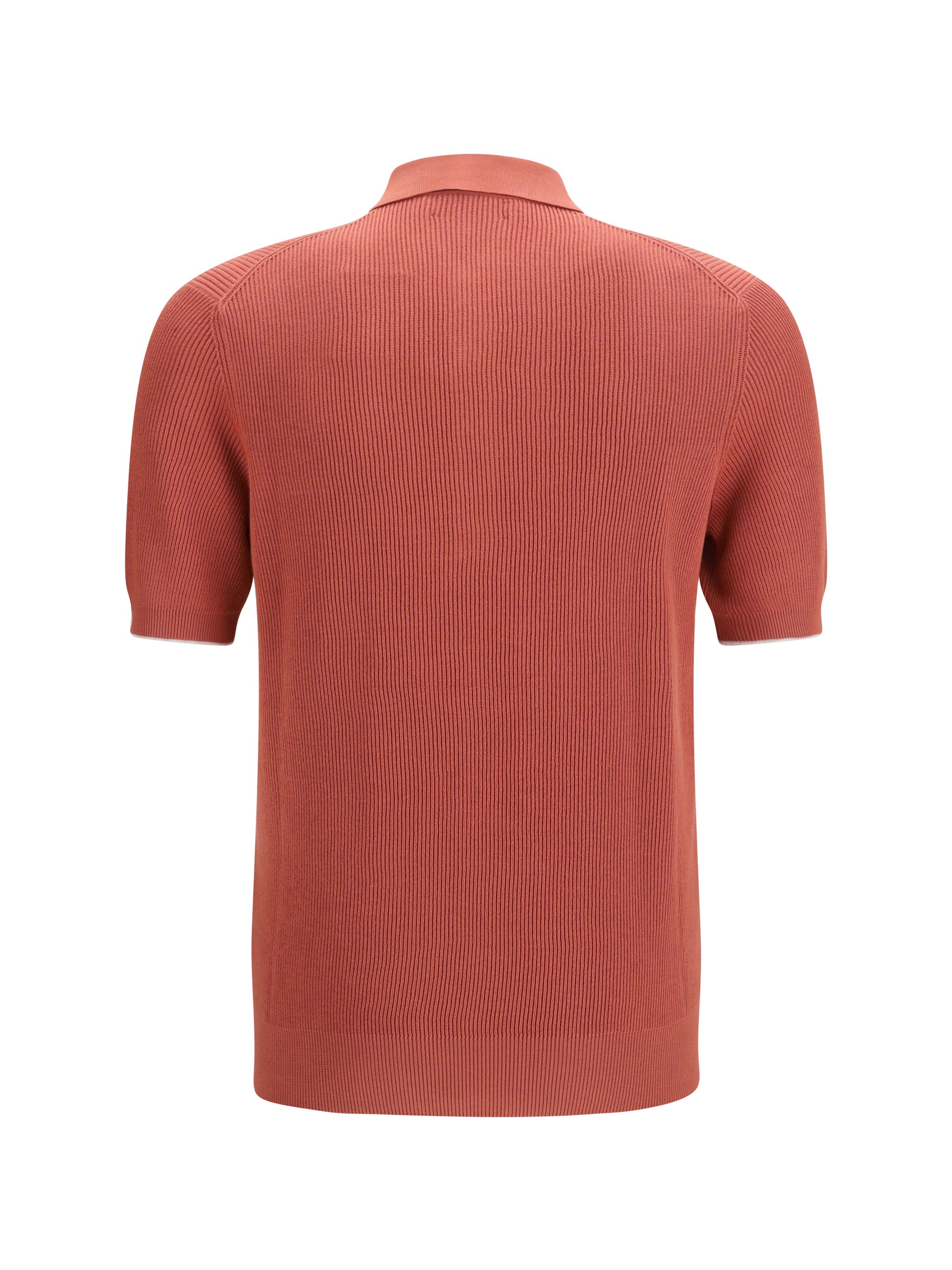 Brunello Cucinelli Men Short-Sleeve Polo With Buttons BRUNELLO CUCINELLI